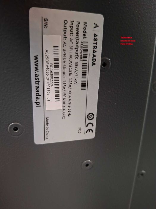 Silnik elektryczny TAMEL S.A. – Typ 4Sg250M4-IE3