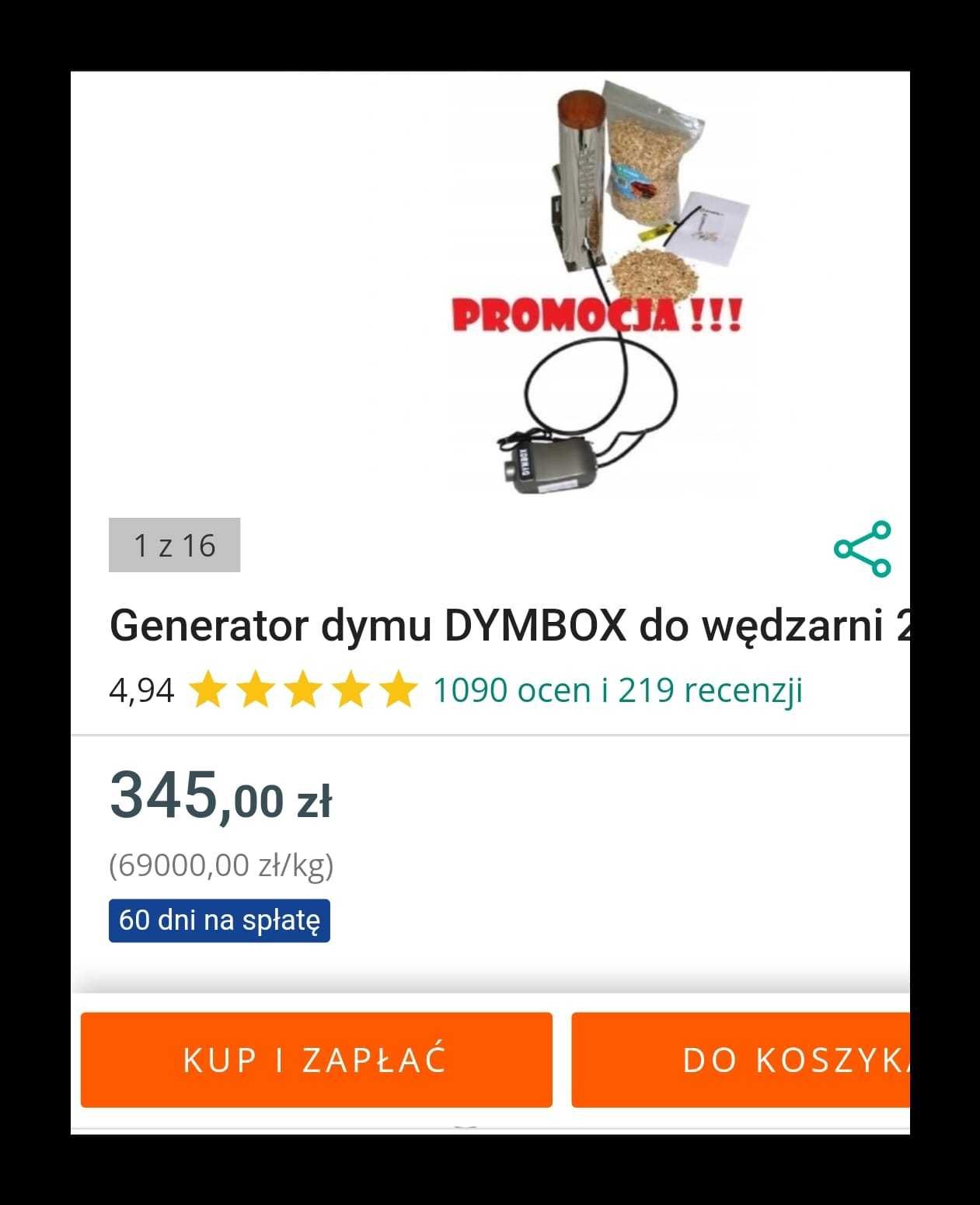 DYMBOX Generator dymu do wędzarni 2,3 l z popielnikiem