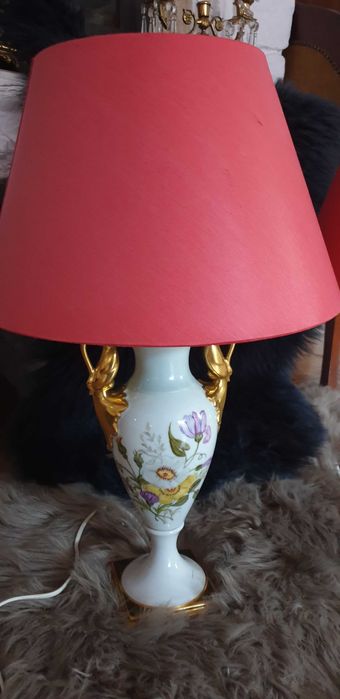 Stara duza  mosiezna masywna nafta