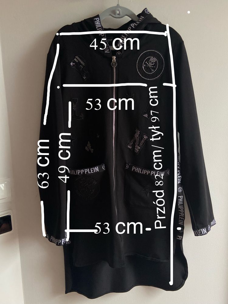 Bluza, tunika damska. Philipp Plein. Rozmiar L/XL.