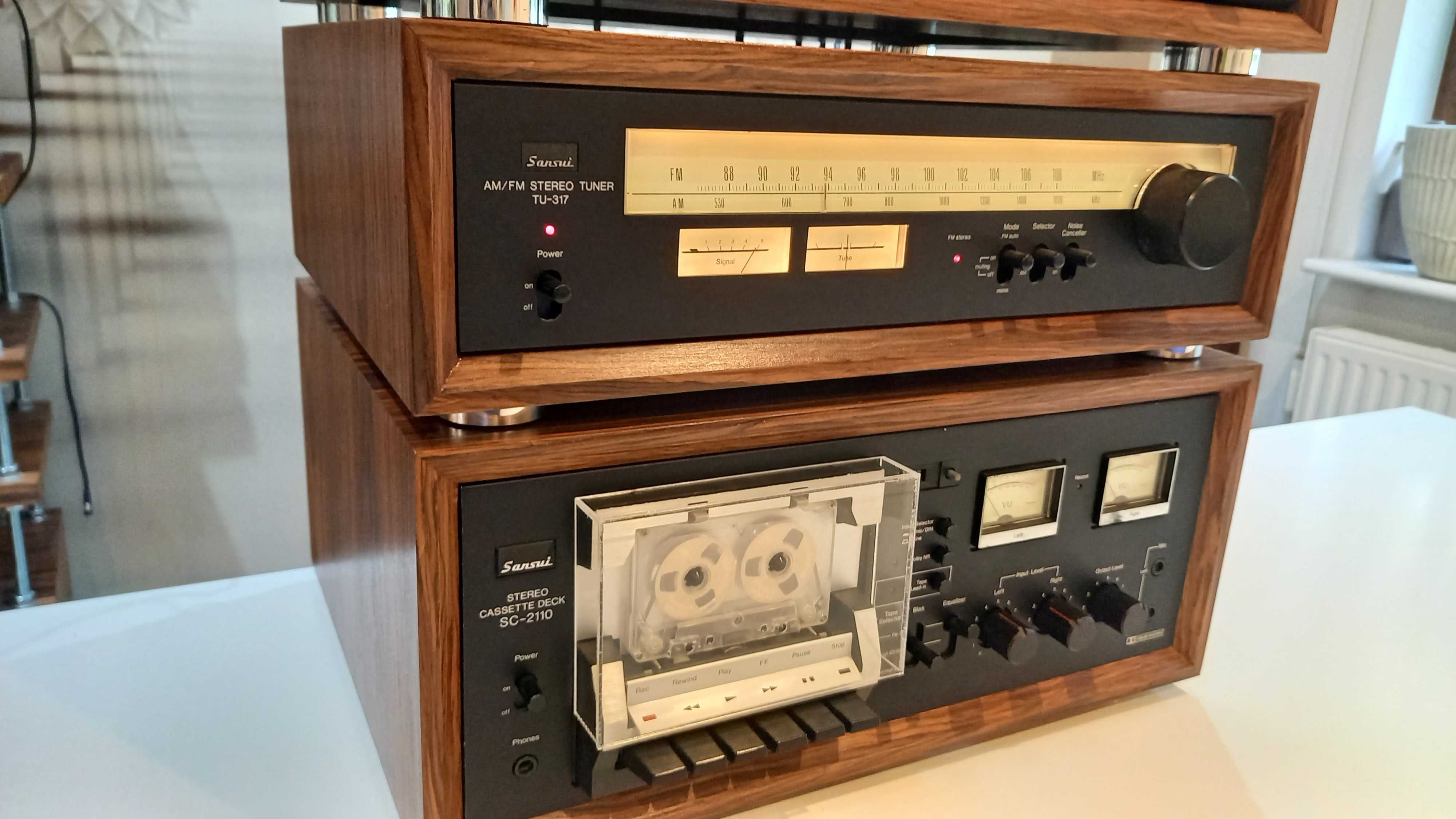 Sansui AU-D77X, SC-2110, TU-317, CD-X301i, SE-8, AT-15L, FR-D3