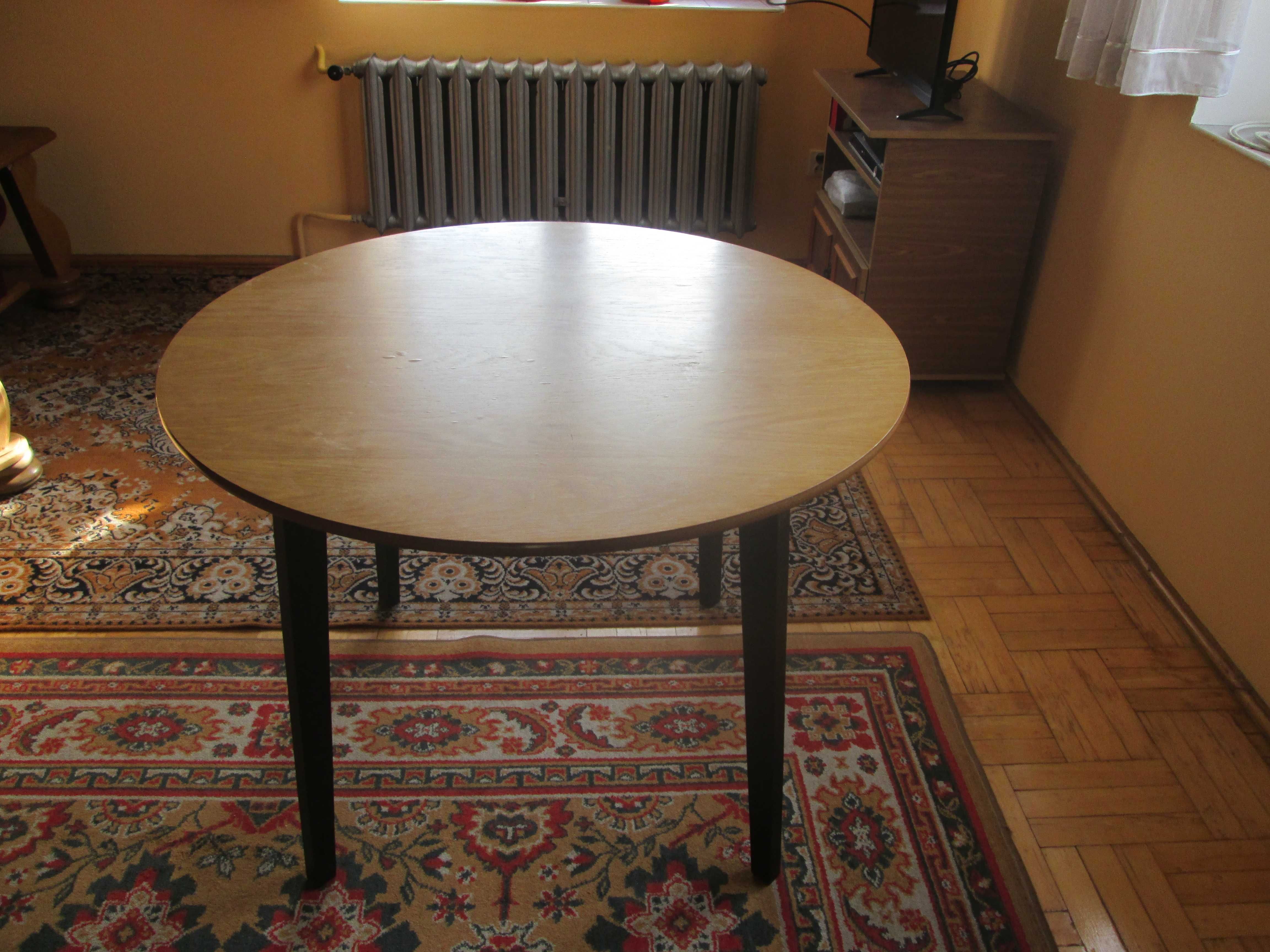 Stół drewniany średnica 105 cm