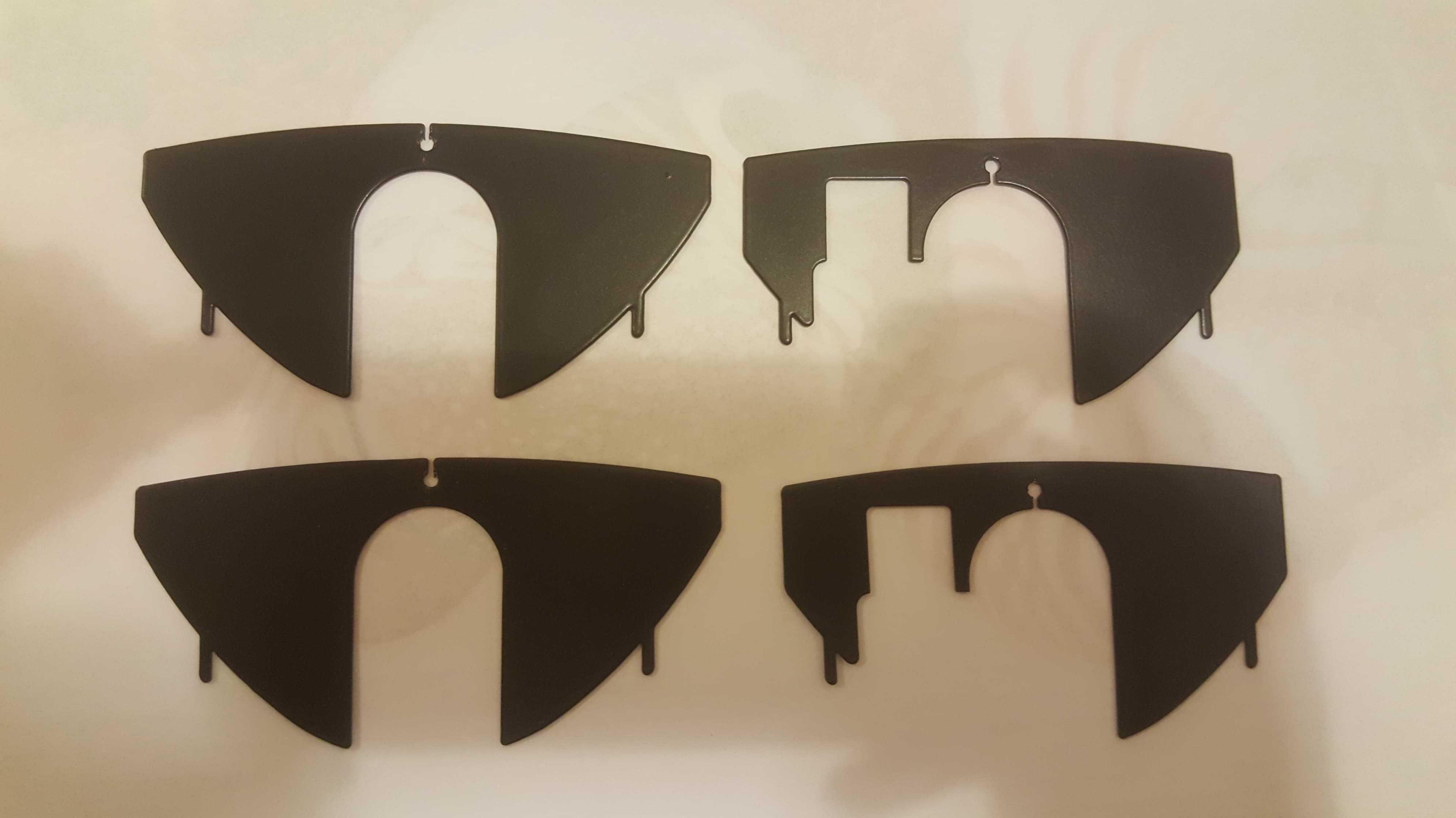 BLACK HELLA - krzyże do lamp BMW e30, e32, e34, e36, e46, e38, e39,e21