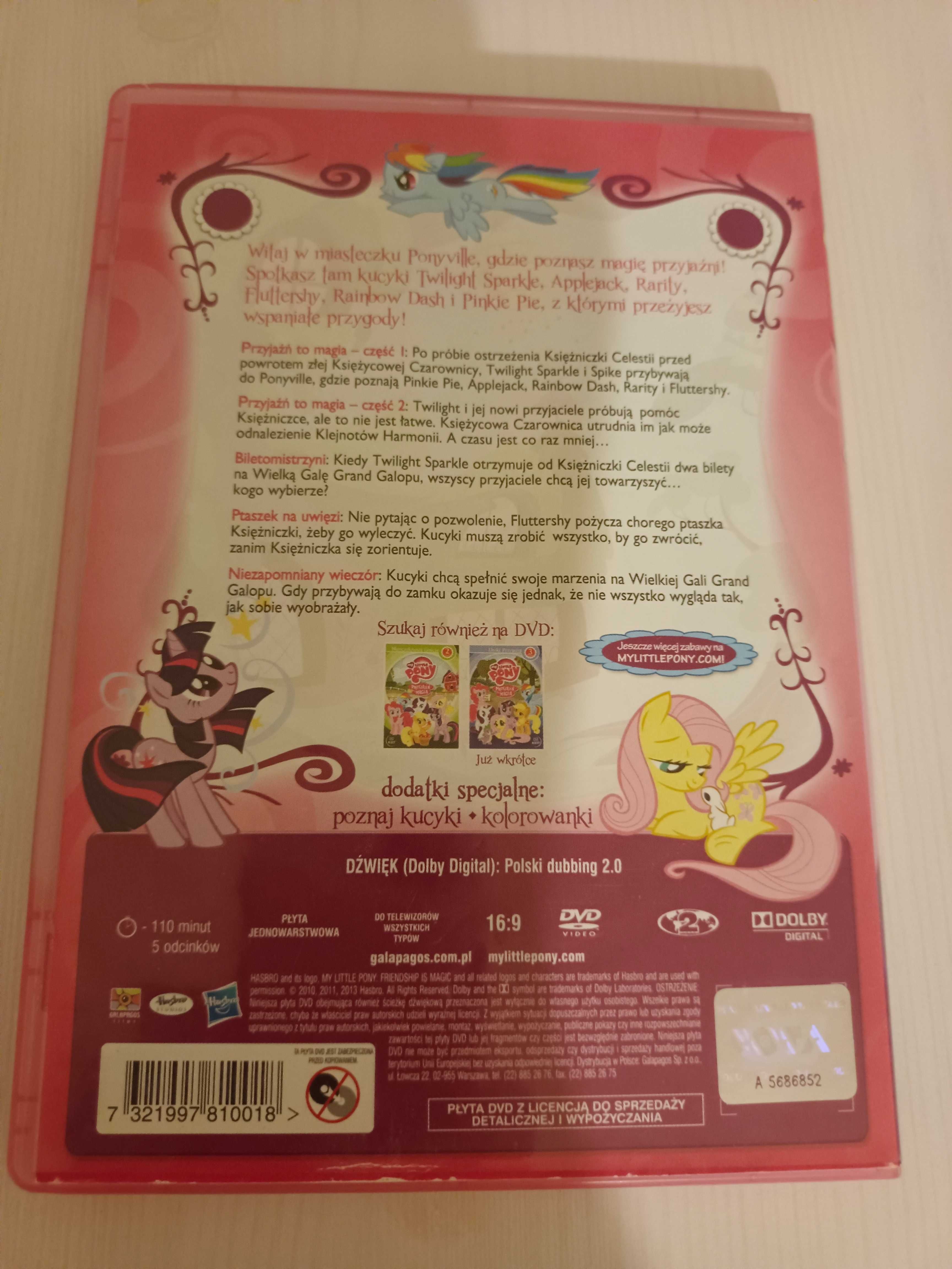 Bajki na płycie dvd, My little Pony, używana