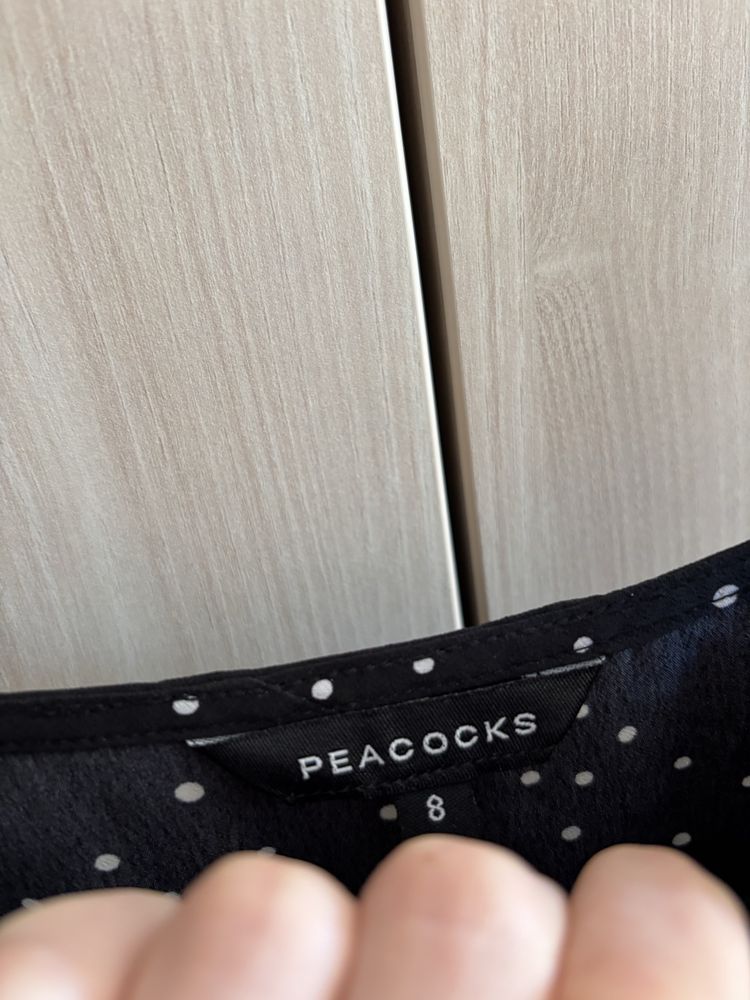 Cxarna sukienka na ramiaczkach