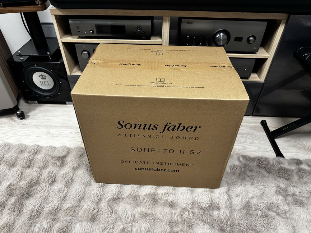 Kolumny głośnikowe podstawkowe monitory Sonus Faber Sonetto II g2 nowe