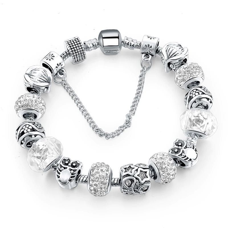 Bransoletka Modułowa Srebrna Do Pandora Charms Beads LIKWIDACJA SKLEPU