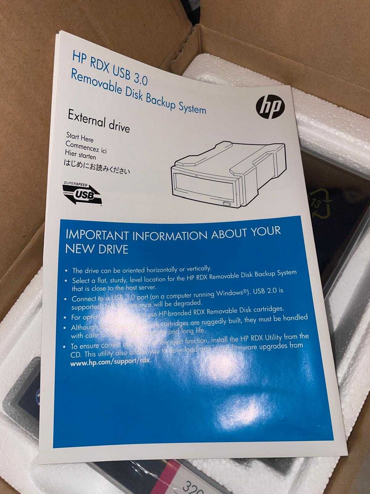 HP RDX 320GB USB 3.0 – Cartucho Removível (B7B63A)