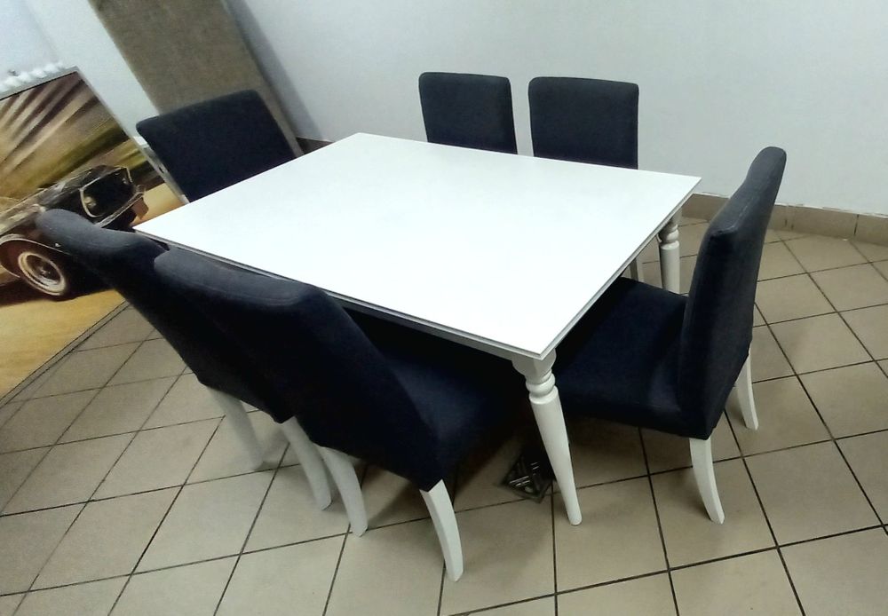 Krzesła Ikea Henriksdal ze stołem Ingatorp dowóz transport gratis *