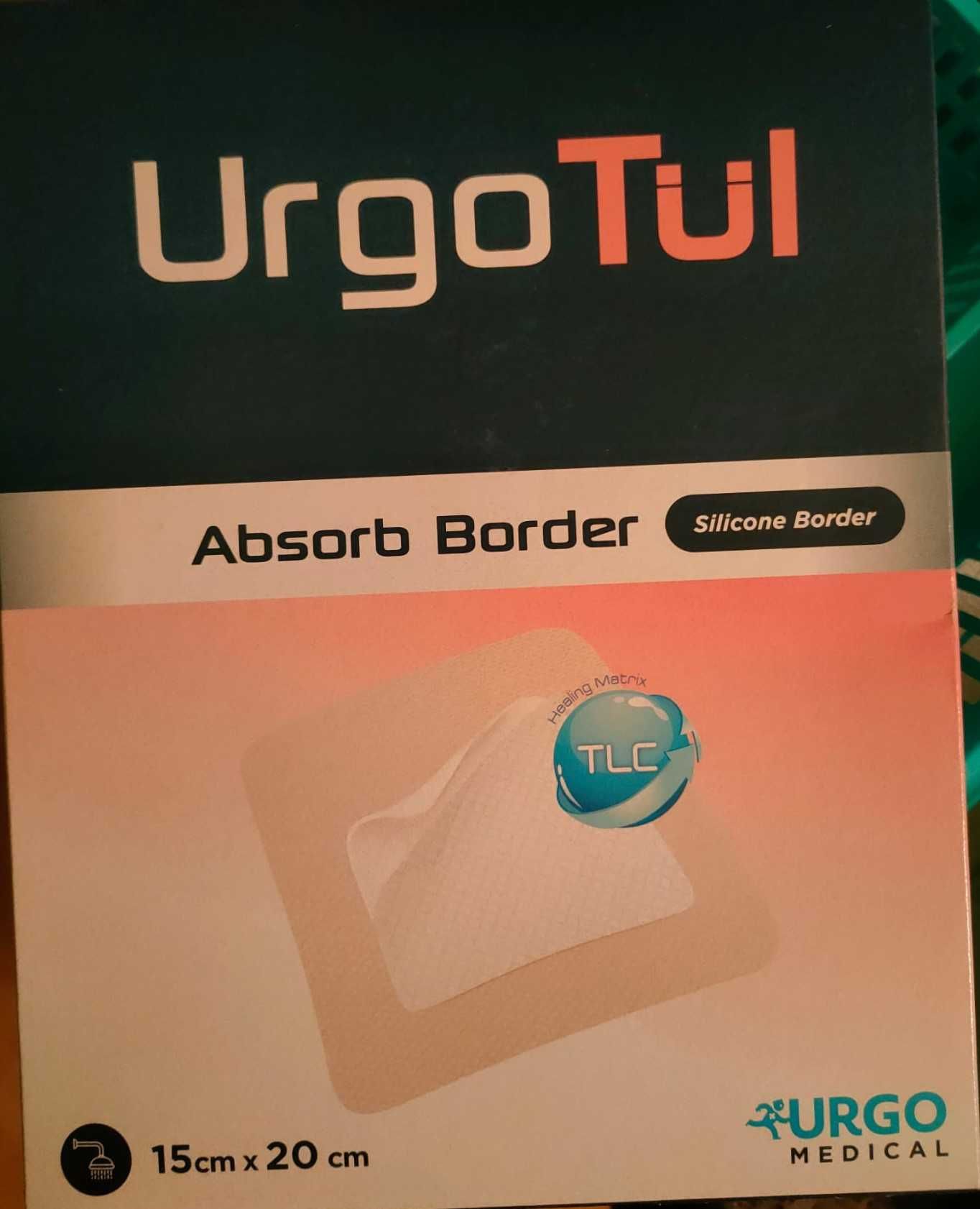 Opatrunek UrgoTul Absorb Border 15x20 – 10 sztuk