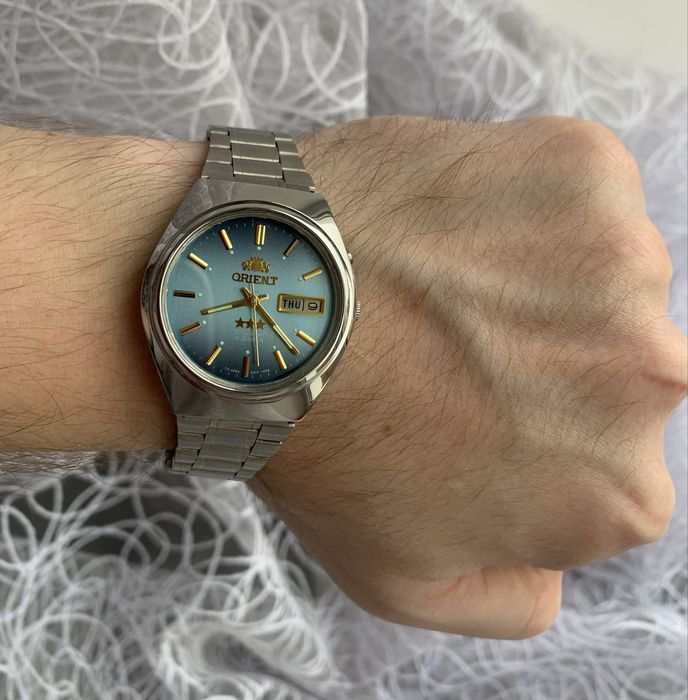 Новые часы Orient оригинал 80х Япония механика Ориент годинник