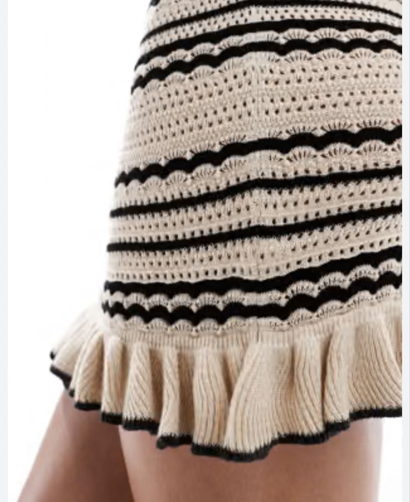 Пляжна вязана спідниця Asos нова