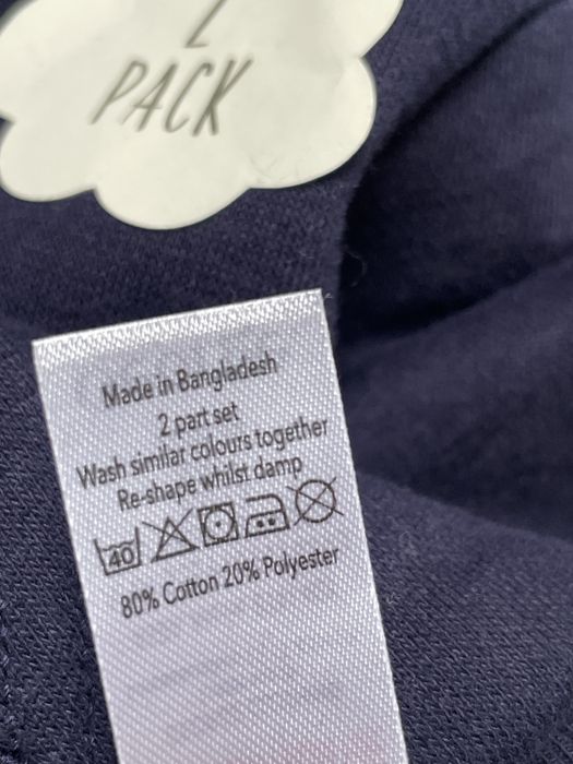 68 74 George granatowa bluza dresowa rozpinana zapinana miś z uszkami
