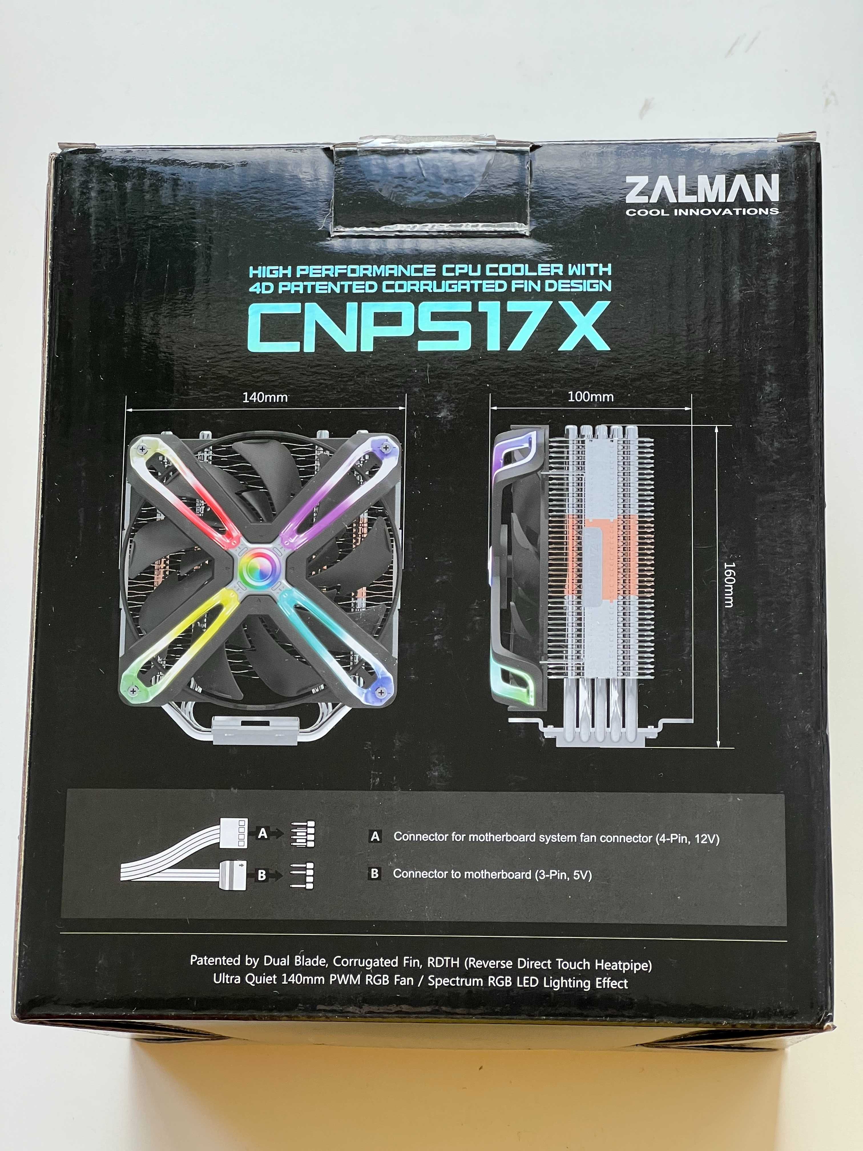 Кулер процесорний новий Zalman CNPS17X ARGB