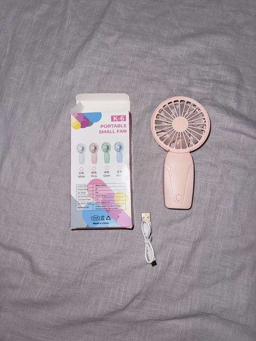 Wiatrak nowy ladowany na USB