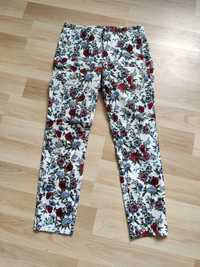 Spodnie Zara 36 kwiaty