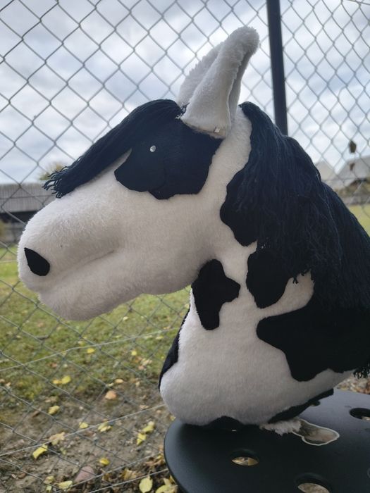 Hobby horse biało czarny