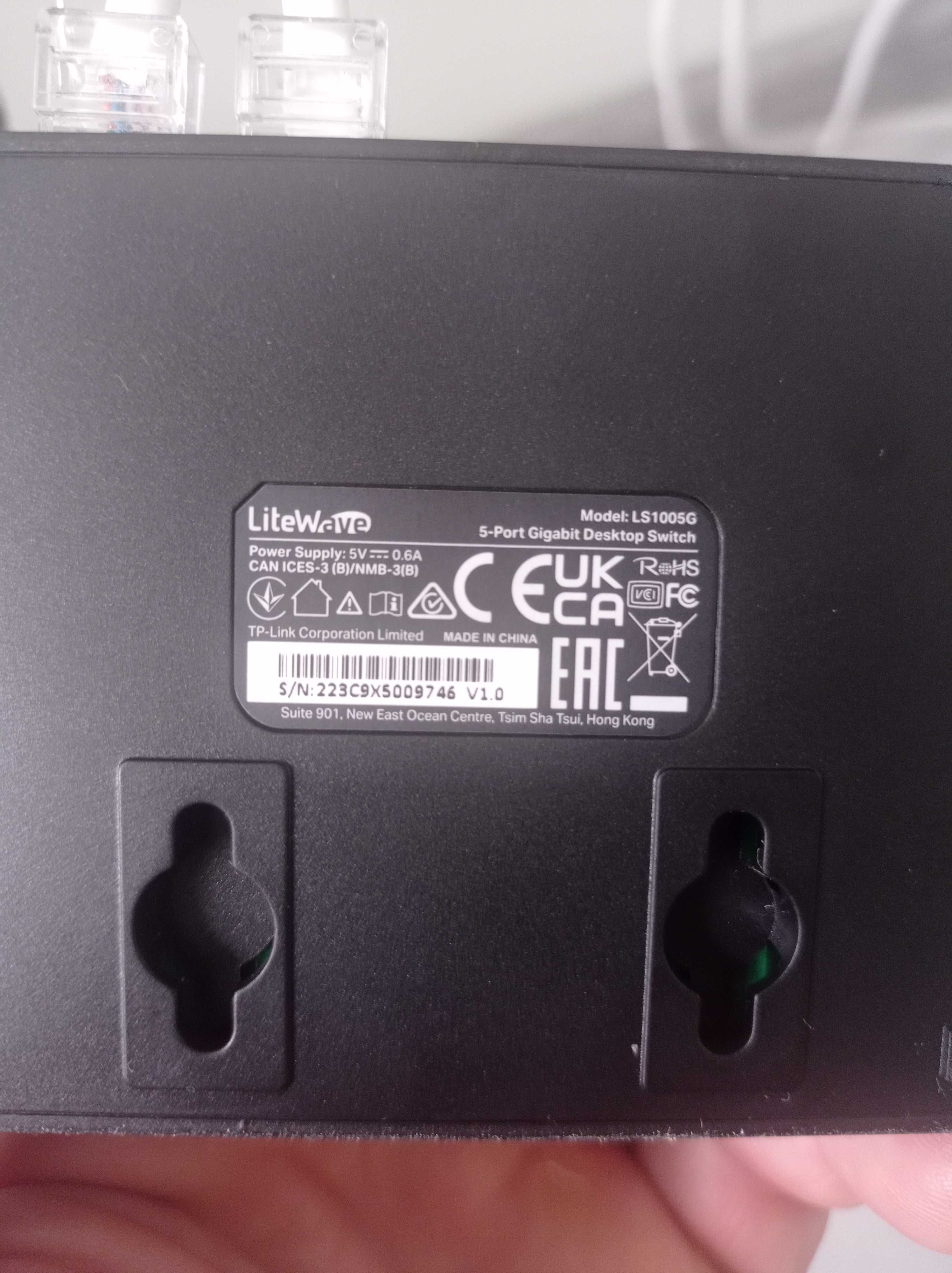 SWITCH LiteWave TP-LINK LS1005G Rozdzielacz LAN 5 PORT 5x1GBit Lublin