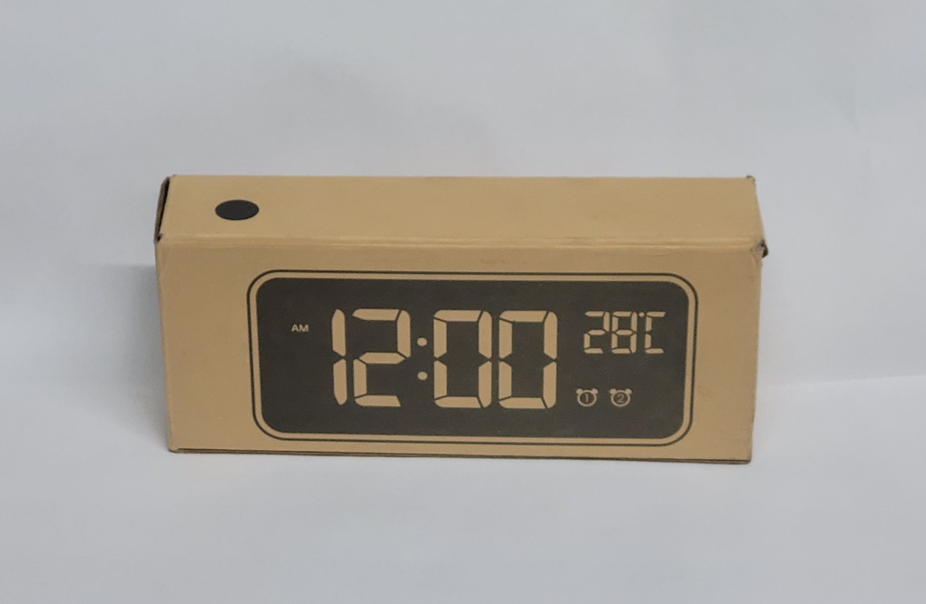 Led music alarm clock zegarek ledowy wskaźnik temp. budzik