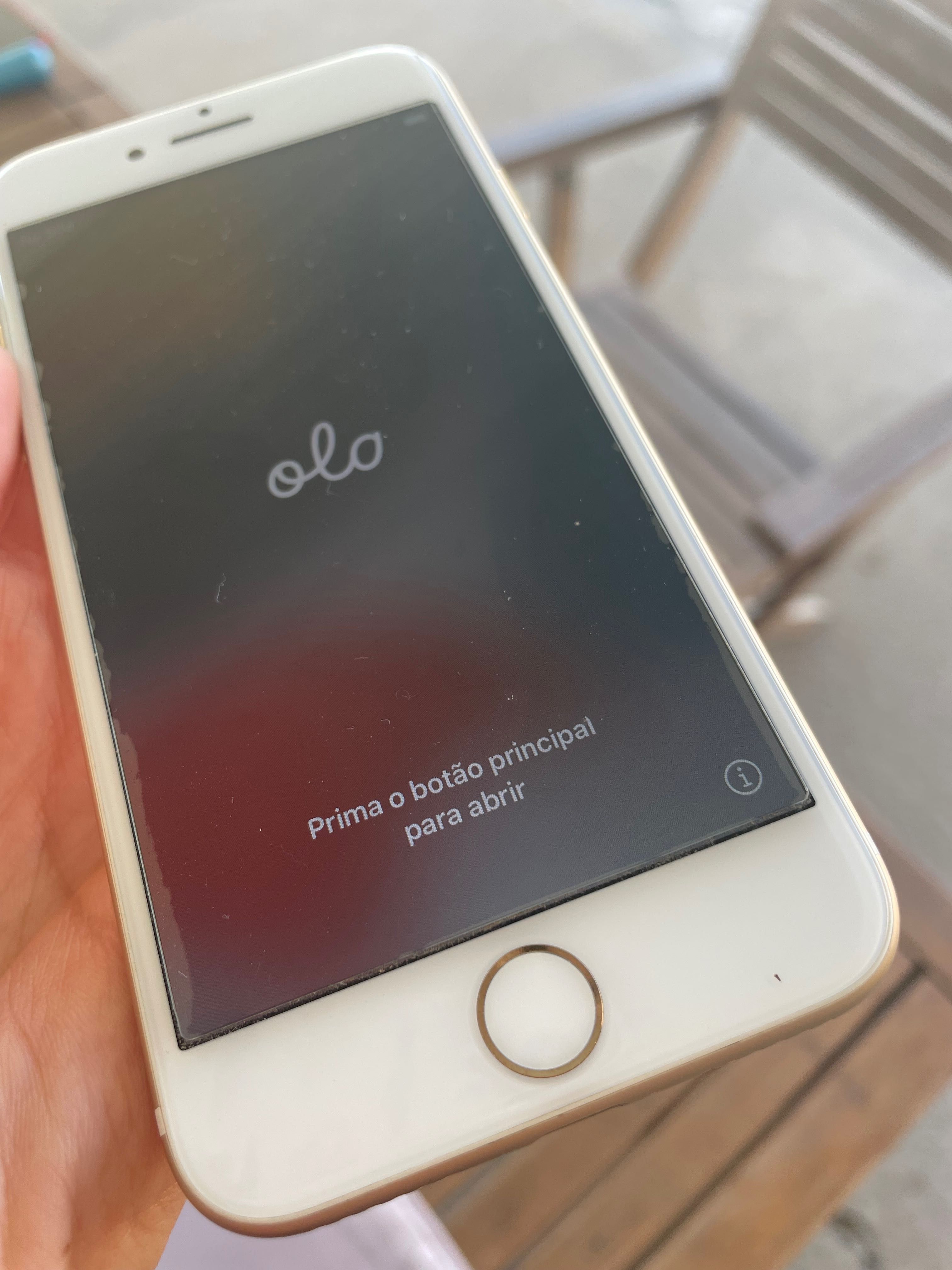 iPhone 7 rosa em ótimo estado