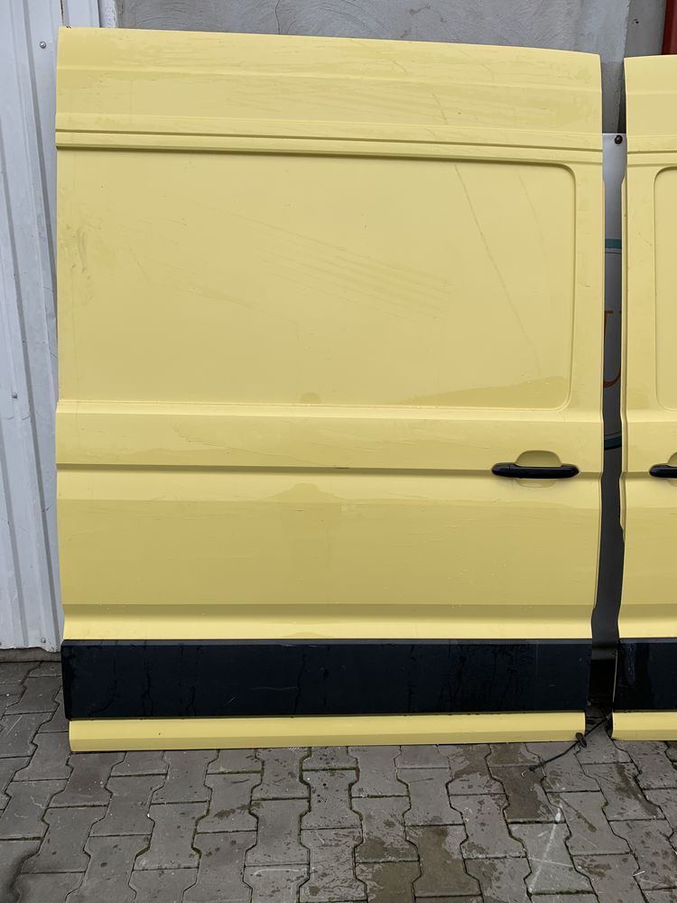 Двері бокові виїзні високі жовті Відсувні Крафтер новий VW Crafter 2