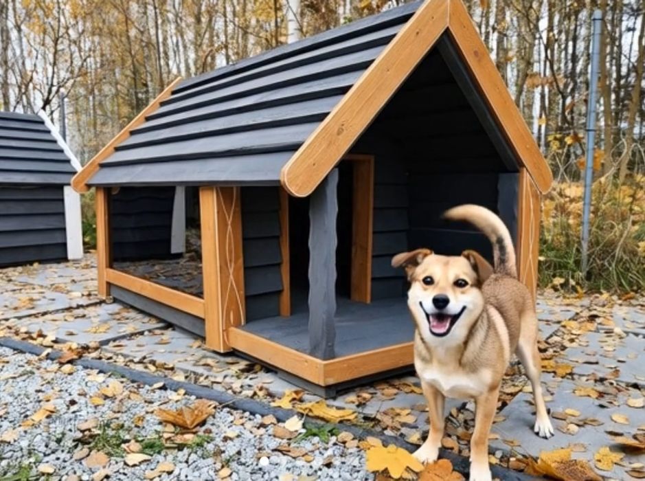 Buda dla psa z tarasem i oknem 180kg wysyłka cała PL