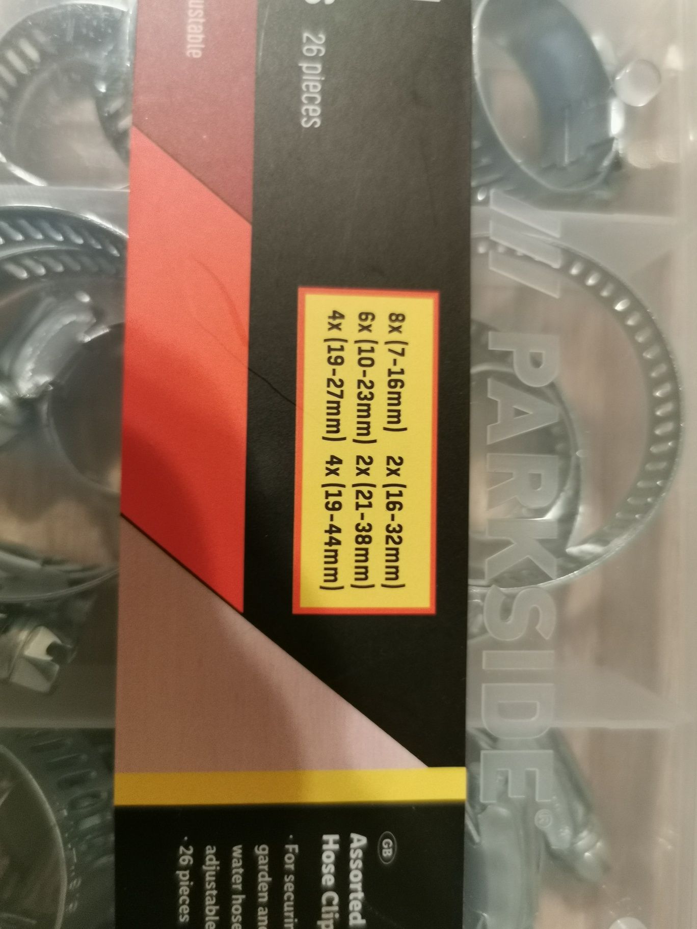 Obejmy metalowe opaski zestaw