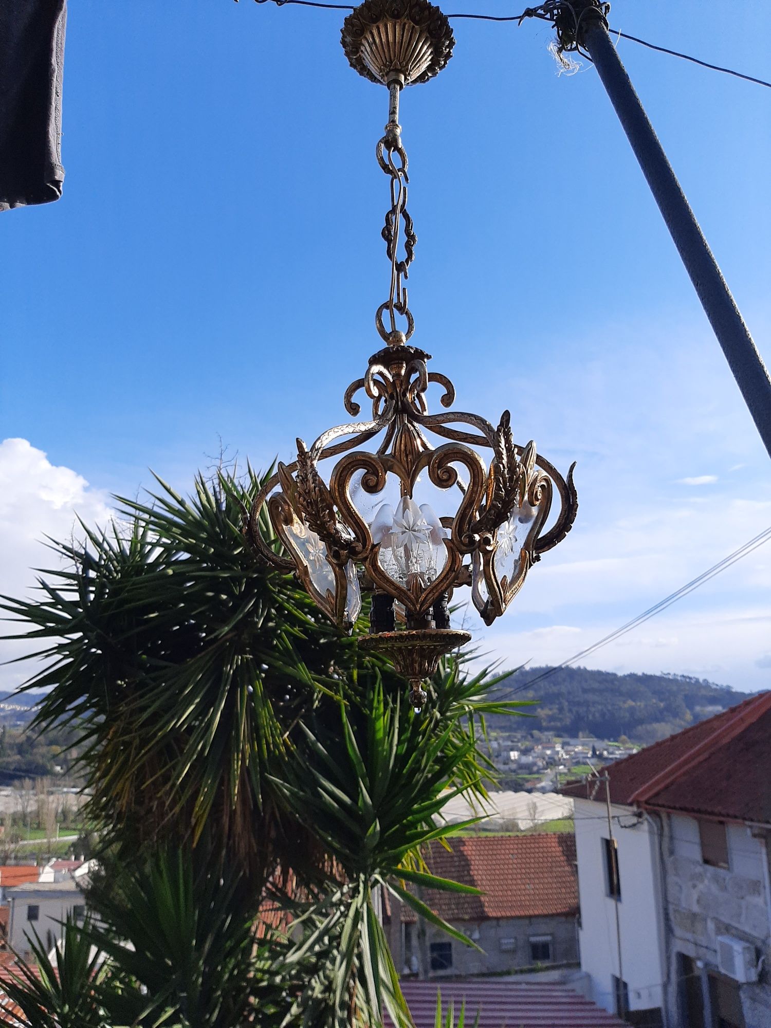 Lanterna Vintage em Bronze