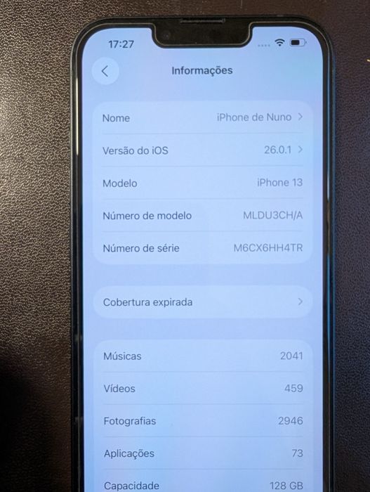iPhone 13 128gb preto desbloqueado