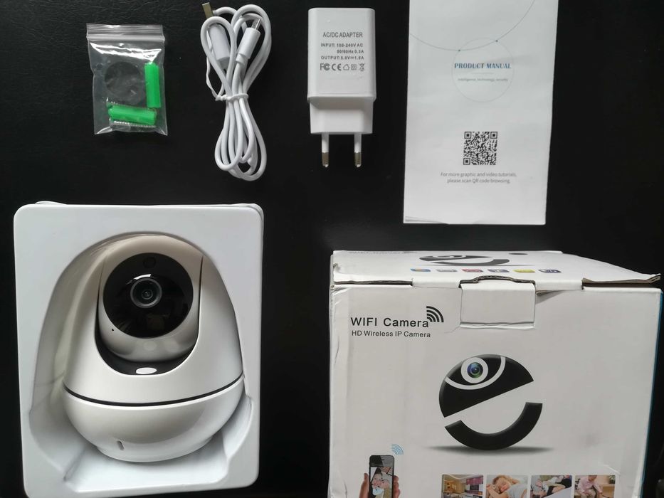Camera de Vigia Rotativa IP 1080P HD 100º / 355º