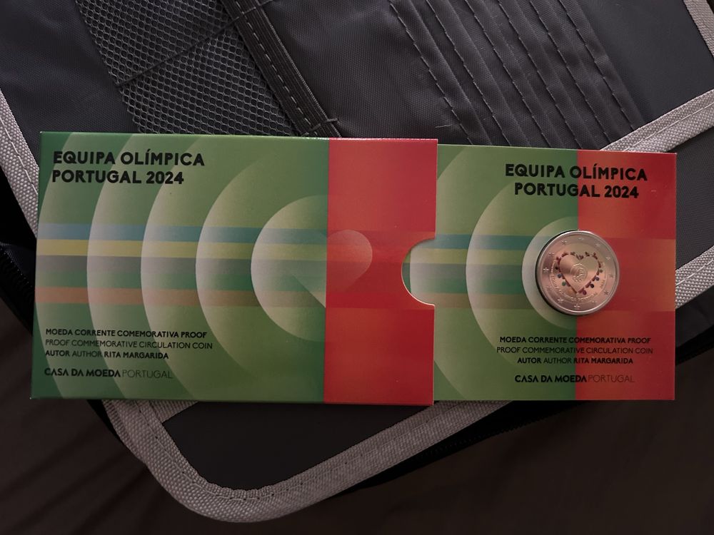 2€ Proof portugal 2024 Equipa olimpica