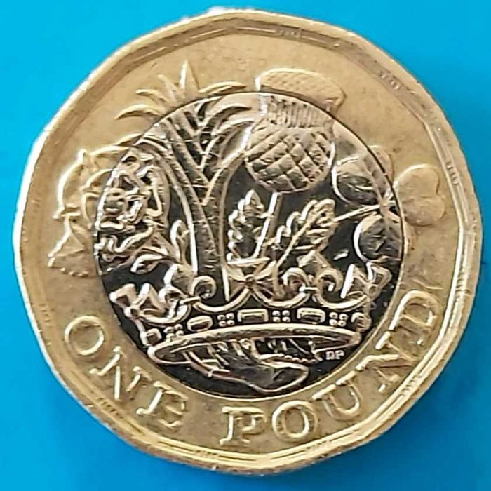 One Pound 2016 Rainha Isabel ll