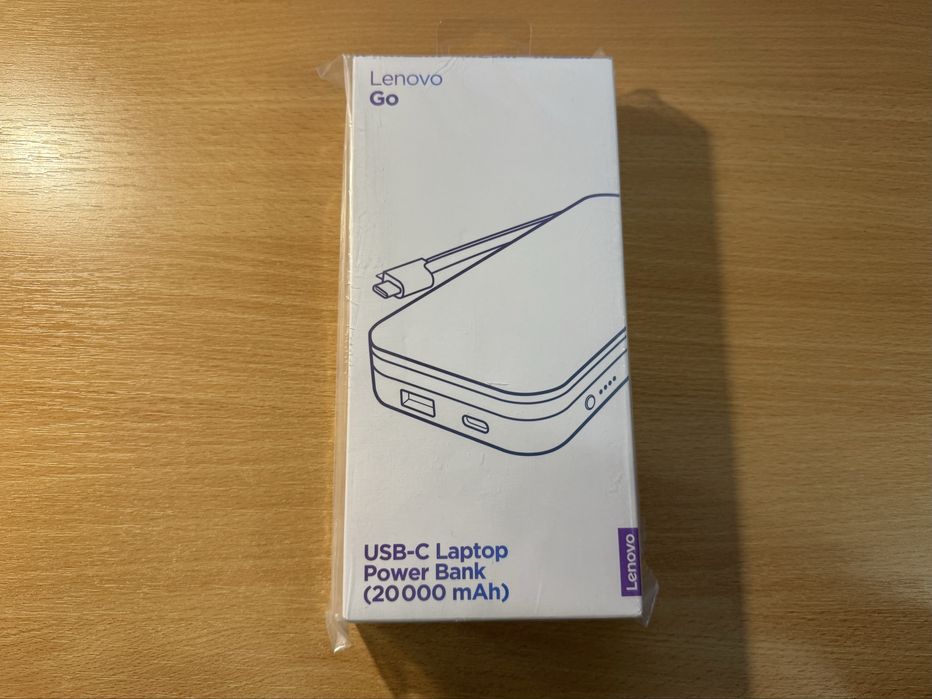 Павербанк Lenovo Go USB-C 20000mAh, до ноутбука