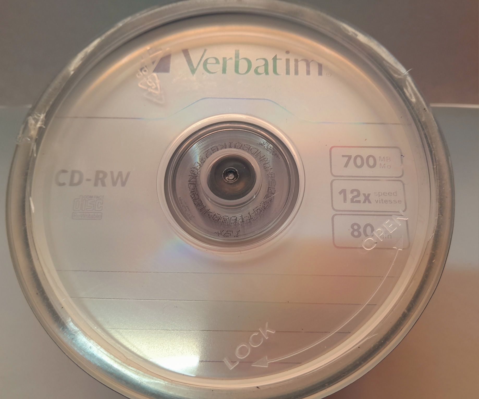 Диск CD-RW Verbatim за 1 шт