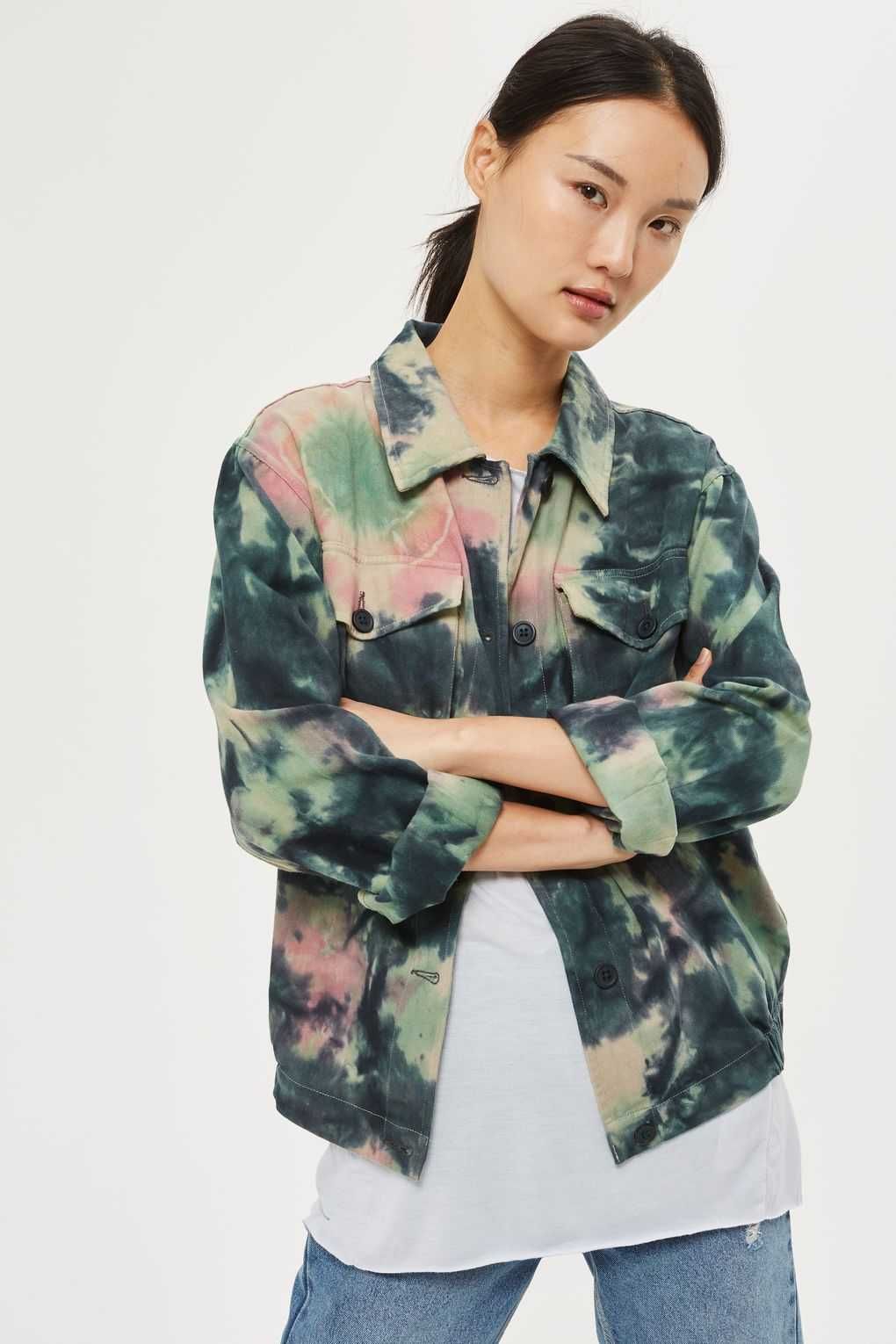 Topshop multicolor Tie Dye OVERSIZED Zara Desigual wszystkie rozmiary