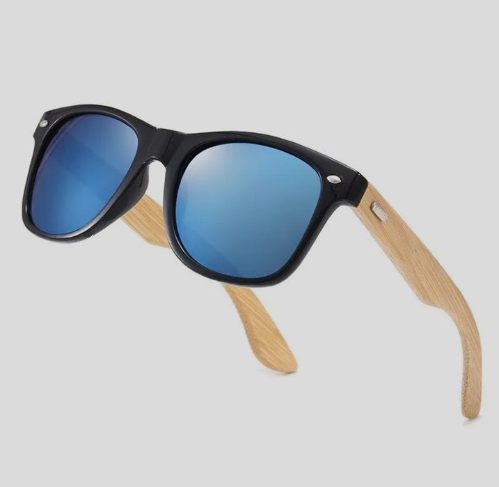 Okulary przeciwsłoneczne unisex bambus