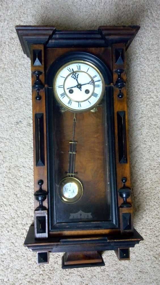 Stary zegar wiszący Ruttmann & Klein