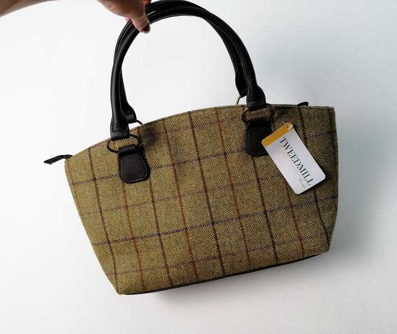 Новая твидовая большая сумка британского бренда Tweedmill