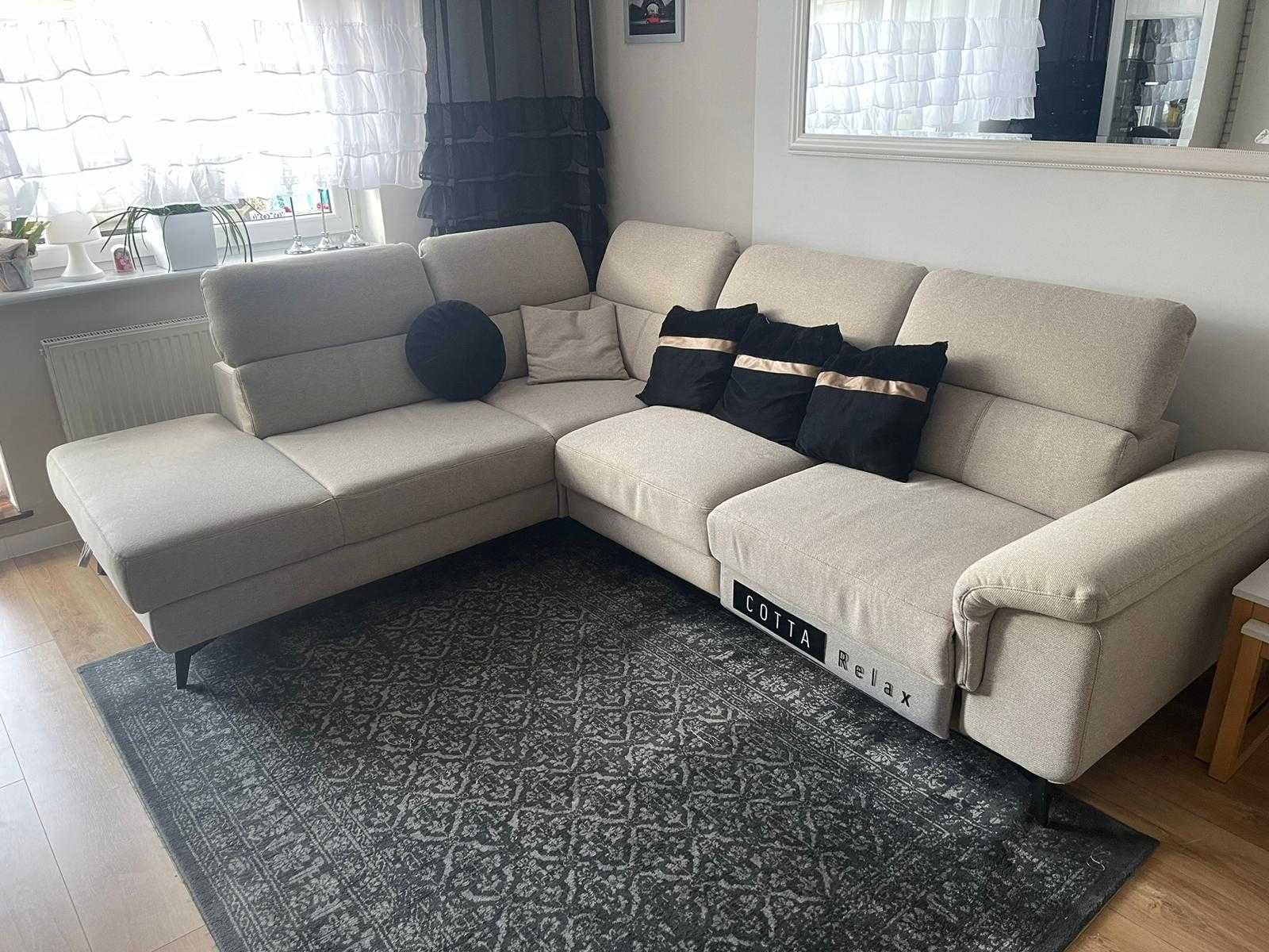 Włoska Sofa Cotta Relax. Elektryczna funkcja Relax.