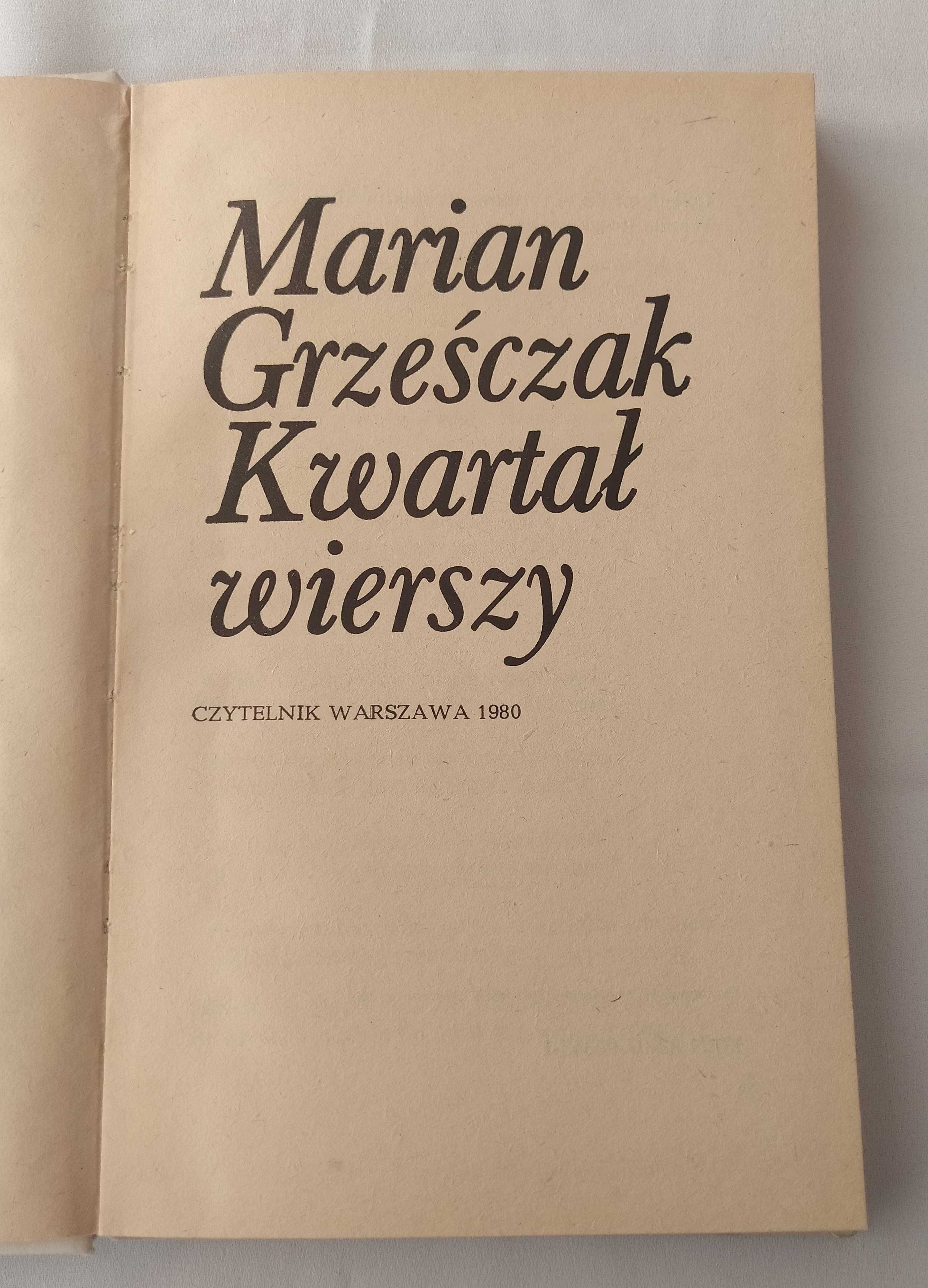 KWARTAŁ WIERSZY – Marian Grześczak