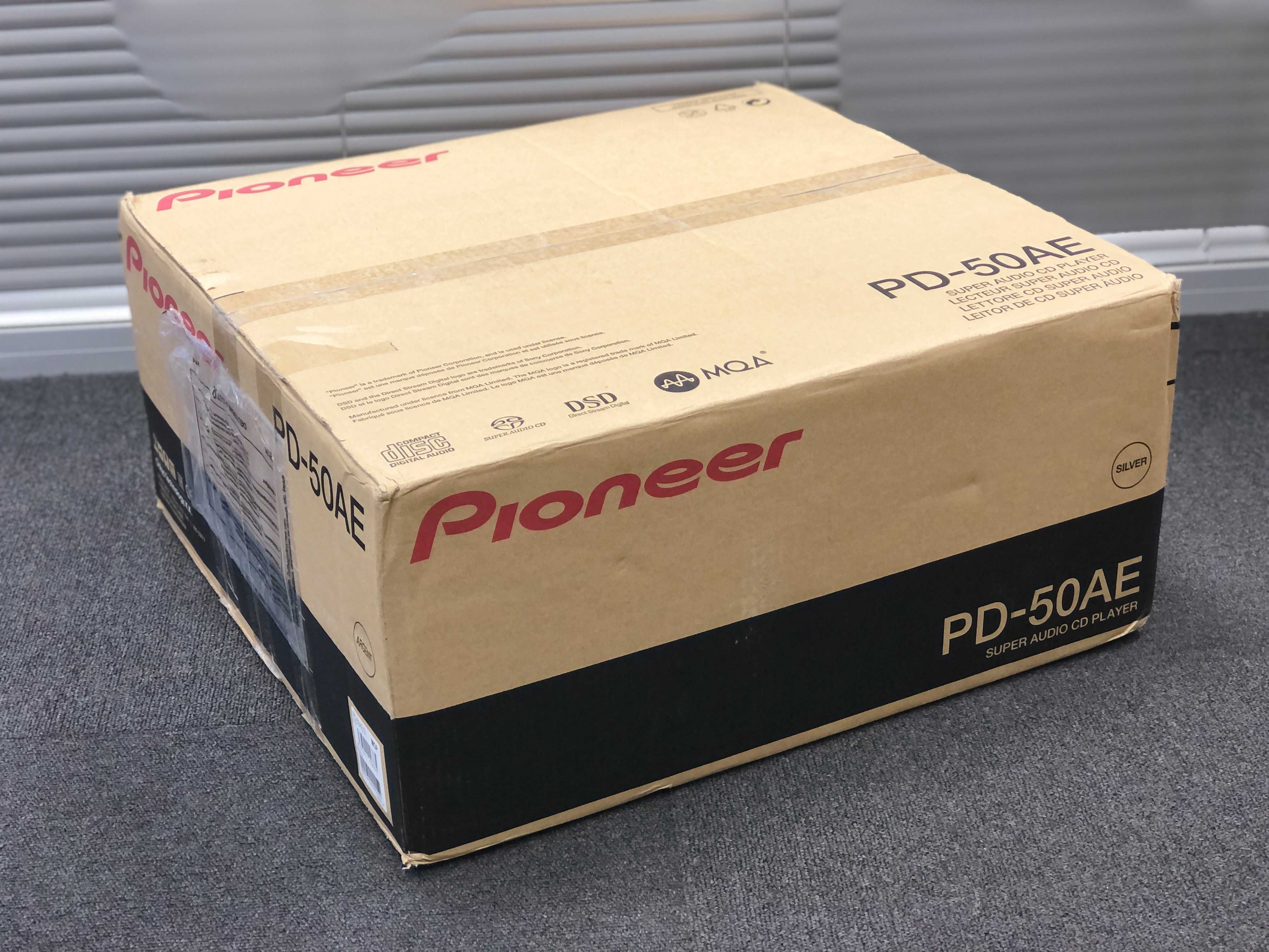 Pioneer PD-50AE odtwarzacz High End CD SACD z USB-DAC MQA srebrny