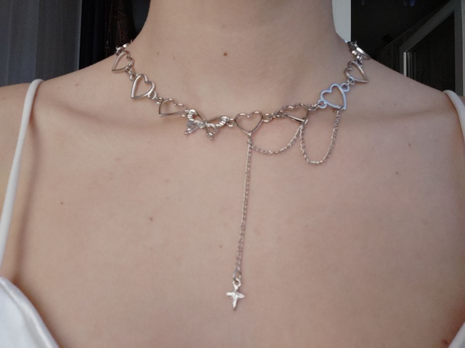 Цепочка с сердечками