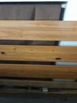 Cama de casal ikea pinho + colchão