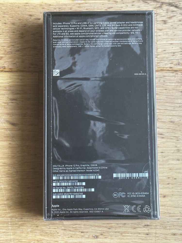 Iphone 12 Pro 256GB | Grafitowy | Nowy Zafoliowany