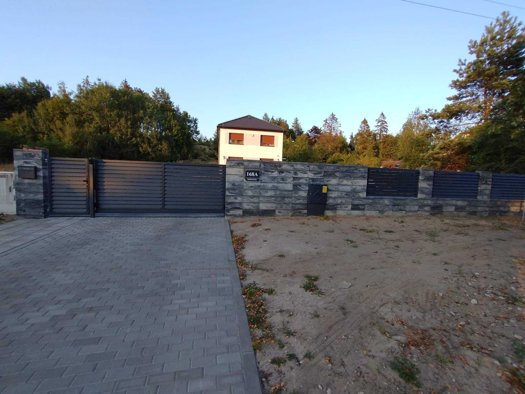 Bloczek murkowy, pustak stalowo-biały, szara-perła