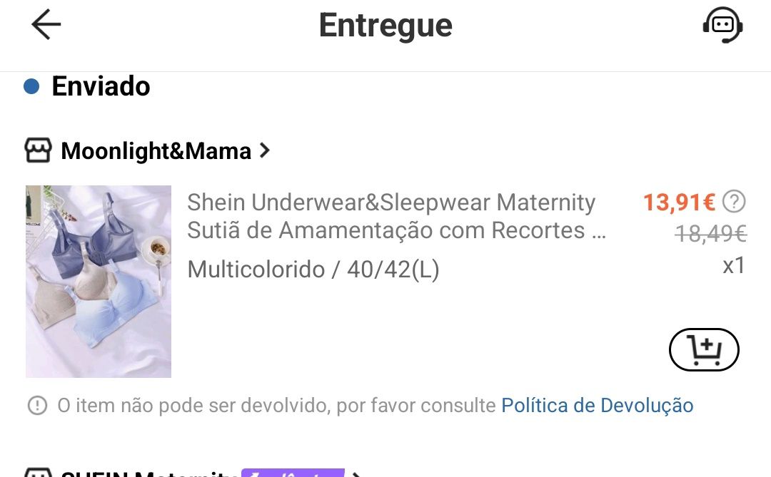 Sutiã amamentação-Novos