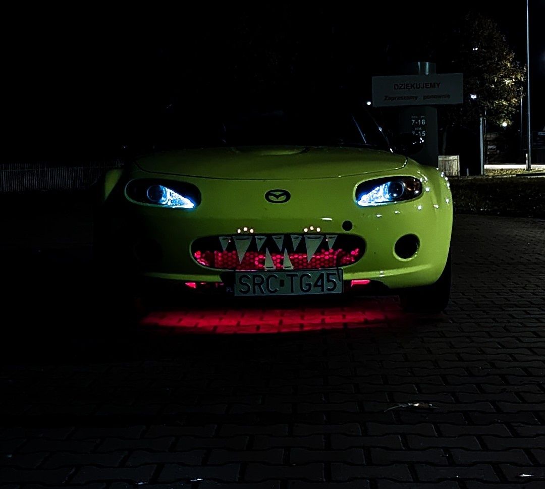 Podświetlenie pod samochód, LED, neon, underglow, RGB 120x150cm