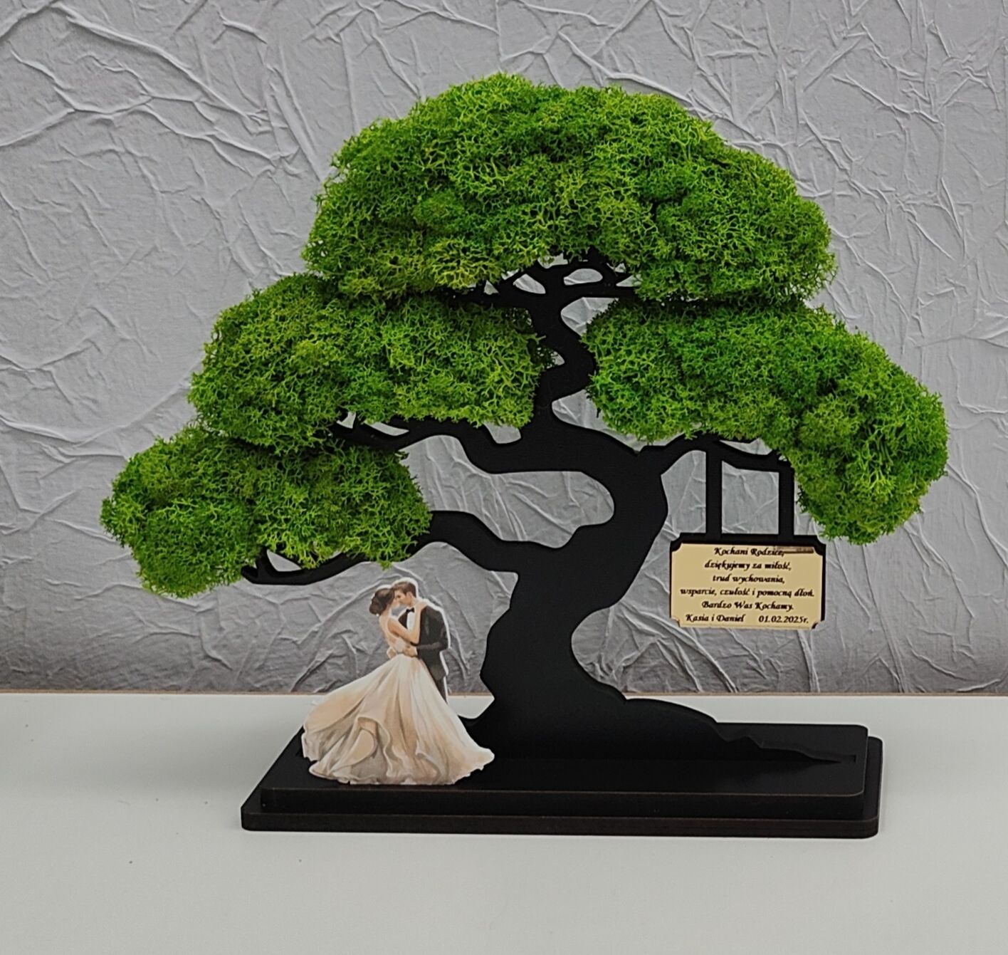 Drzewo bonsai mech 3D stojące ślub podziękowanie rodzicom 30 wzorów 27