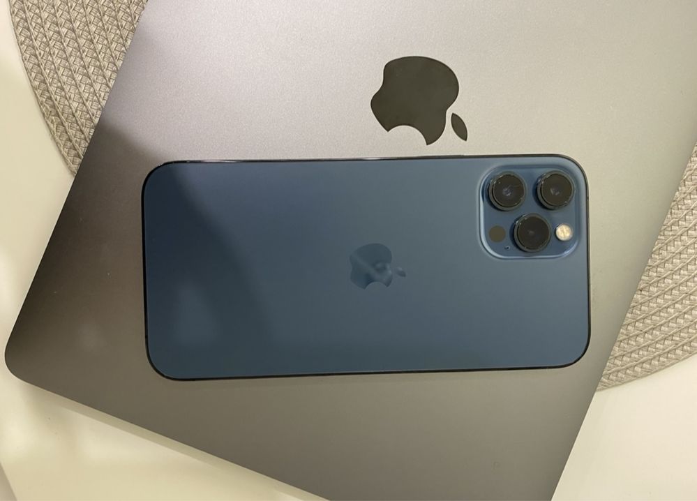 Iphone 12 pro max 128 pacific blue