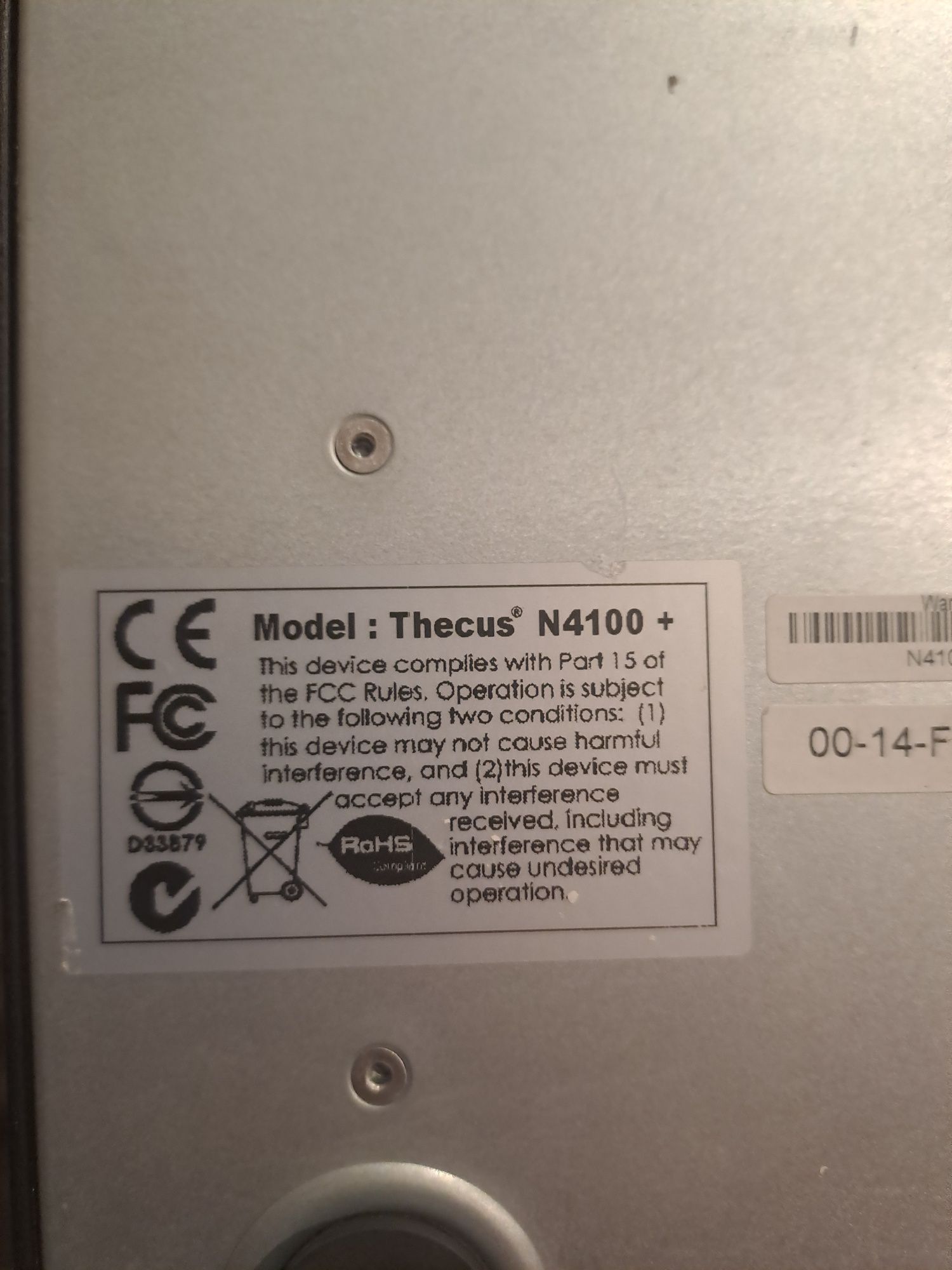 Serwer thecus n 4100 8TB stan bdb
